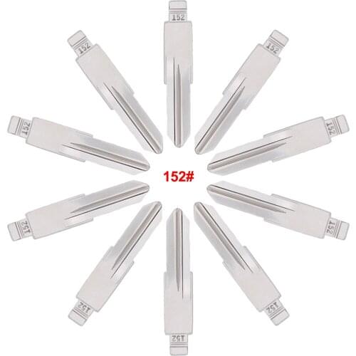 Keyecu 10 Pieces 152# KEYDIY Universal Remotes Flip Key Blade for Renault