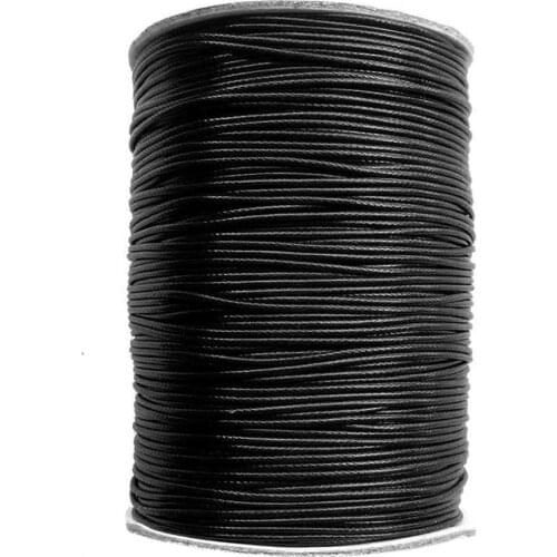 10 meters 1.5MM Waxed Leather Thread Wax Cotton Cord String Strap Necklace Rope Bead For shamballa Bracelet