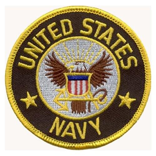 UNITED STATES Embroidery Patch Made by Twill with Merrow Border and Sew-on Welcome Custom MOQ50pcs Free Shipping