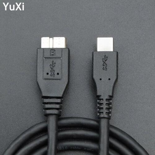 YuXi USB 3.1 Type-C to USB 3.0 Micro B Cable Connector For Hard Drive Smartphone Cell Phone PC Data transmission cable
