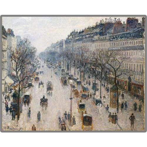Famous Painting "The Boulevard Montmartre on a Winter Morning" 5D DIY Diamond Painting Full Square/Round Diamond Embroidery Sale