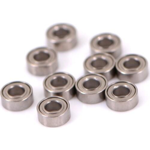 10pcs/lot 3*6*2.5mm MR63ZZ High speed Seat Miniature Model Bearing Steel Shafts Mini Steel Roller Bearings