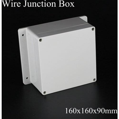 160x160x90mm ABS IP65 Waterproof Plastic Wire Junction Box With Mounted Distribution Enclosure Project Case Electronic Terminal