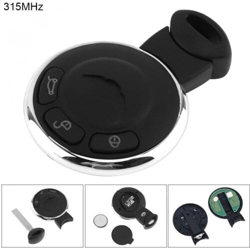 315MHz Smart Remote Car Keyless Entry Key Fob Replacement for BMW 2007-2014 Mini Cooper