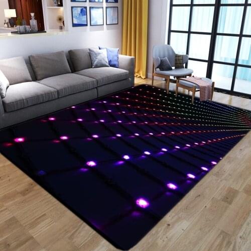 3D Illusion Spiral Rectangle Carpets for Living Room Bedroom Decor Large Rug Geometric Home Floor Mat Kid play Crawl Area Rugs
