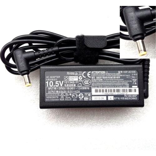 10.5V 4.3A AC/DC Adapter fit for Sony DUO 11 SVD11215CLB Ultrabook