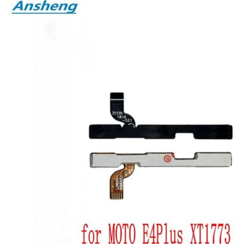 Ansheng Power On/Off Key+Volume Up/Down Side Button Flex Cable For Motorola MOTO E3/E4/E4plus E3 E4 E4plus Mobile phone