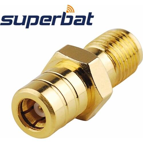 Superbat Antenna Aerial Connector for DAB Radio with SMA Jack to SMB Plug Connector/Adapter