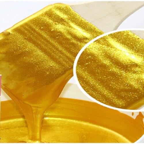 50g Water-based Bronzing Paint for Wood, Gold Statue, Furniture Gold Paint, Coloring Paint, Safe, Non-toxic Gold Foil Paint
