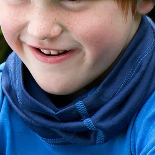 100% Merino wool thermal kids neck gaiter tube scarf Headbands boys girls ring neckerchief collar muffler