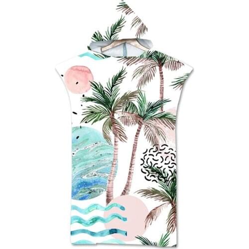 Adult Bath Towels Microfiber Fabric Beach Towel Changing Bathrobe Cloaks Hooded Swimming Pool Gym Fitness Bath Towels