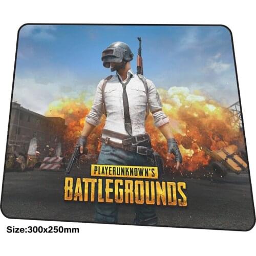 Playerunknowns battlegrounds mousepad 300x250x3mm gaming mouse pad big gamer mat pubg game computer desk padmouse play mats