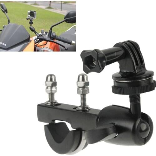 Motorcycle Bike Handlebar Mount for Go pro GoPro Hero 8 7 6 5 4 3 SJCAM EKEN H9 Xiaomi Yi 4k Action Camera DV Rail Tripod Holder