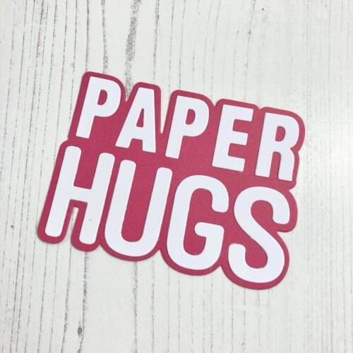 Metal Cutting Dies paper hugs Scrapbooking Embossing paper craft mould punch stencils