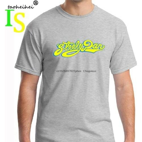 Steely Dan Logo AJA Mens Grey T-Shirt Size S to 3XL