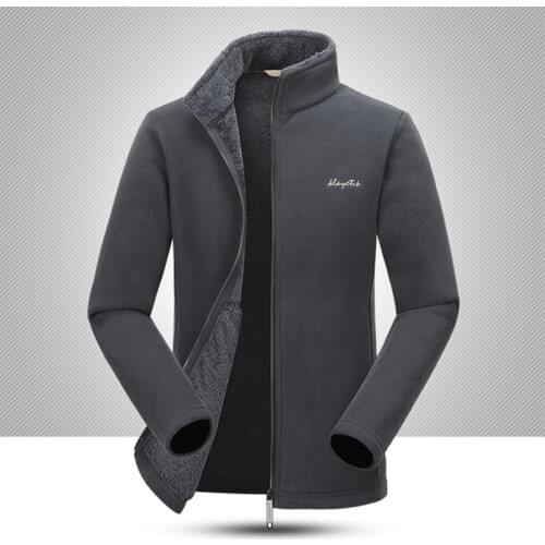 Large Size 7XL Men Outdoor Winter Fleece Jackets Thicken Thermal Windproof Coats Lining Climbing Camping Skiing Sports Jackets