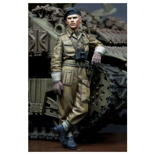 1/35 British RAC AFV Crew #1 resin kit soldiers GK Military theme of WWII scene combination Uncoated No colour