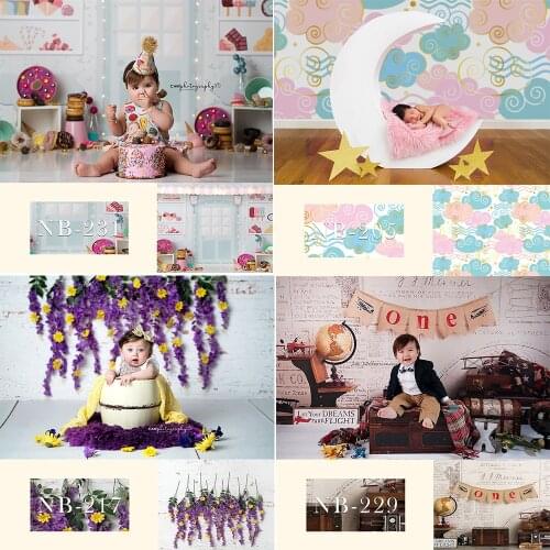 Newborn Baby Portray Photography Backdrop for Photo Studio Children Kids Birthday Background Decoration Portrait Photocall Props