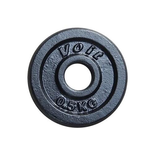 Fitness Equipment Gym Sport Voit Pl101 0,5Kg Cast Iron Flange Weight Plate 0,5Kg