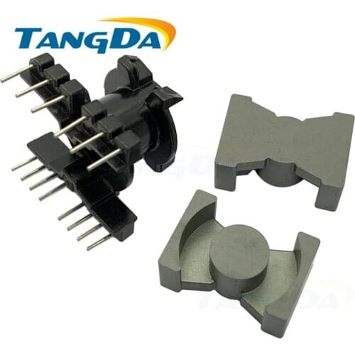 PQ 2016 Tangda PQ2016 PQ20-16 core Bobbin 6+8pin magnetic core+skeleton PC40 soft ferrite cores Transformers vertical AG