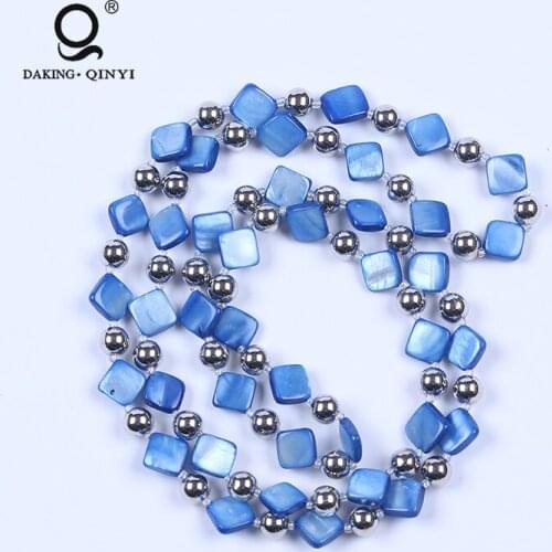 2020 New Style Jewelry Shell And Plastic Beads Stretch Necklace For Girl