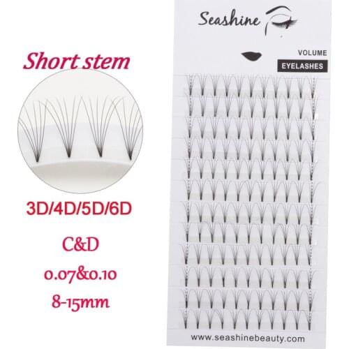 SeashineBeauty Luxury Lashes Premade fans Flase Lashes Russian Volume Lashes Pre made Volume fans Eyelash Extension