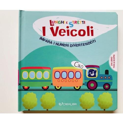 Parent Child Kids Toddler Baby Italian Book Early Education Enlightenment Cute Picture Game Toys Cardboard Libros Book Age 1-5