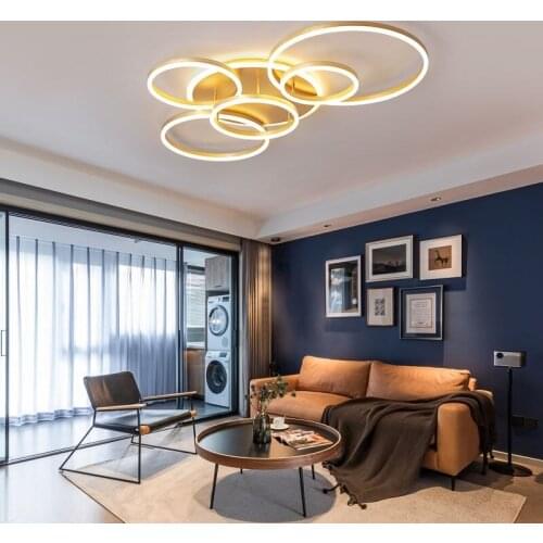 Modern Home Decor Chandeliers Living Room Decoration Light Fixtures Bedroom Gold Chandelier Dimmable Indoor Led Lighting Lamp