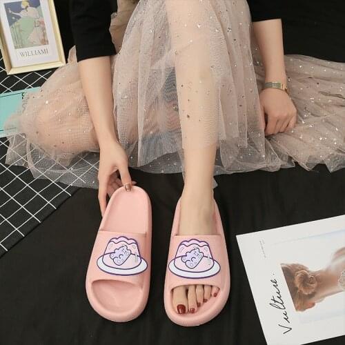 Thick Bottom Bathroom Slippers Household Female Indoor Non-Slip Bath Couple Home Slipper Male Massage Slippers Mens Shoes