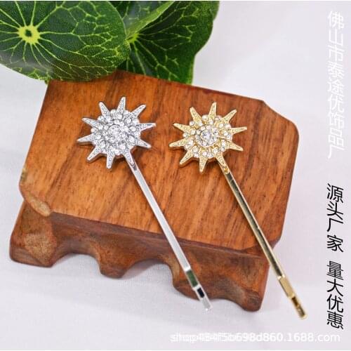 Trend star man hair accessories Fashion new products one word clip burst hair accessories headdress wholesale direct sales