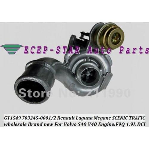 GT1549S 703245 703245-0001 717345 Turbo Turbocharger For Renault Laguna Megane SCENIC TRAFIC for Volvo S40 V40 F9Q 1.9T 105HP