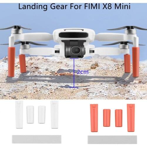 For FIMI X8 Mini Landing Gear Drone Extensions Leg Protector Quick Release Feet Height Extended Landing Accessory Increase 20MM