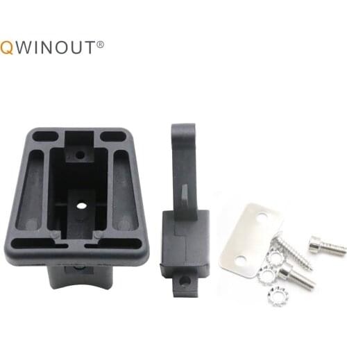 QWINOUT High Strength Bike Front Bracket Carrier Block for Brompton Folding Bicycles Cycling Lightweight Clip Bag Pannier Rack