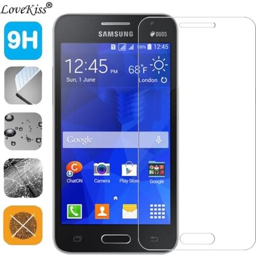 9H Tempered Glass Screen Film For Samsung Galaxy Core II 2 SM-G355H G355 Screen Protector Protective Glass Film G355H Case Cover
