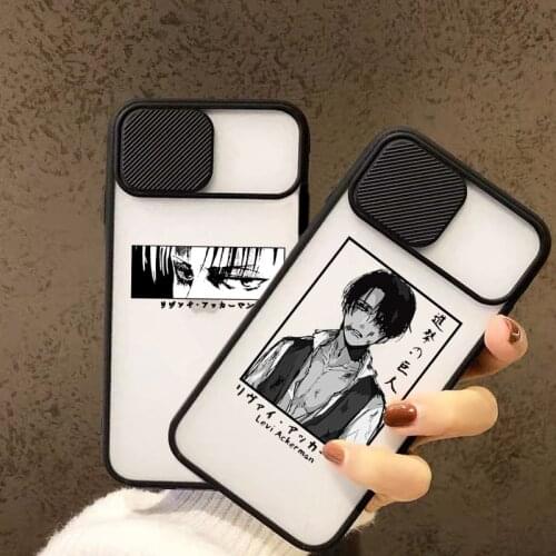 Lens Protection Phone Case for Iphone 11 Pro XS MAX 8 7 6s Plus X SE2020 XR Anime Japanese Attack on Titan Cover for IPhone 12