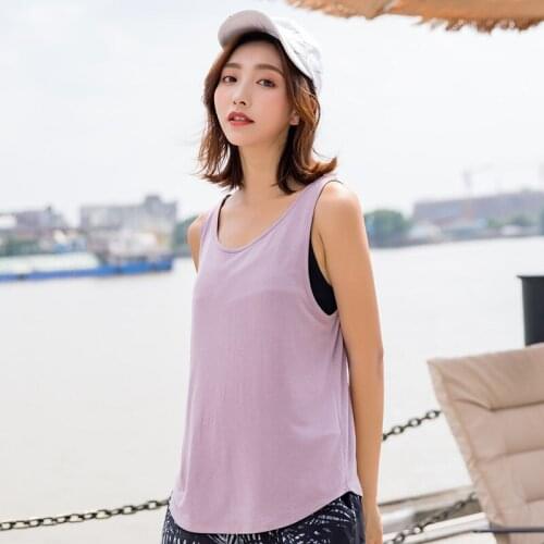 Yoga Vest Backless Workout Shirts for Women Sports Active Wear Tops Gym Tank Top Solid Fitness Sexy Sleeveless Shirt