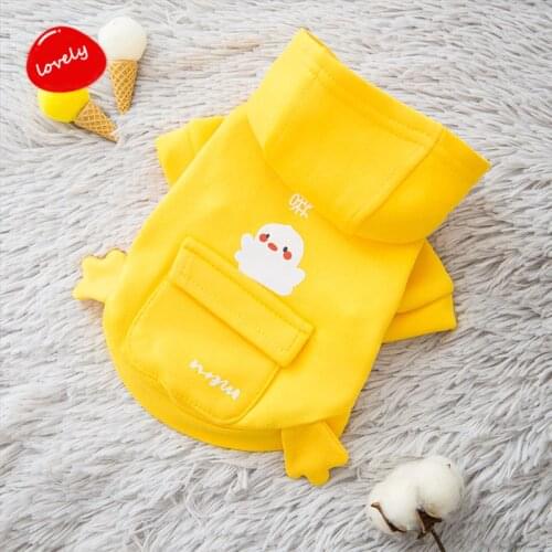 Winter Warm Cute Sweater Pet Dog Clothes Soft Cotton Two-Legs Hoodies Outfit For Small Dogs Teddy Clothing Puppy Coat Chihuahua