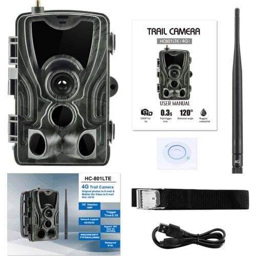 1080P 4K HD Scream Hunting Trail Camera Tracking Infrared Night Vision Wild Life Cameras for Video Photo Traps
