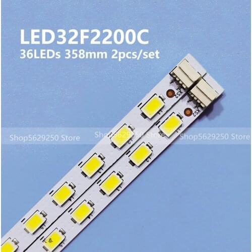 2piece/lot FOR repair ko nka LED32F2200CE LCD TV LED backlight Article lamp YP37020575 35016310 35016385 1piece=36LED 357MM