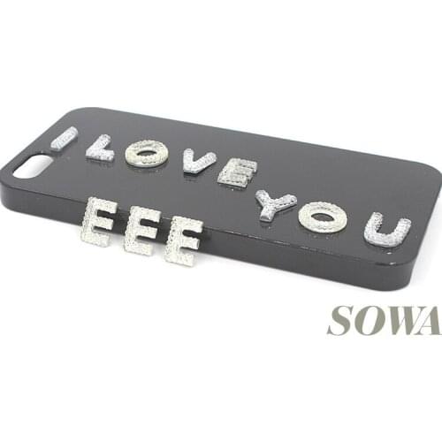 Free Shipping 24pcs Crystal E Letter/Alphabet Flat Back Resin Beads,Resin Cartoon For DIY Decoration