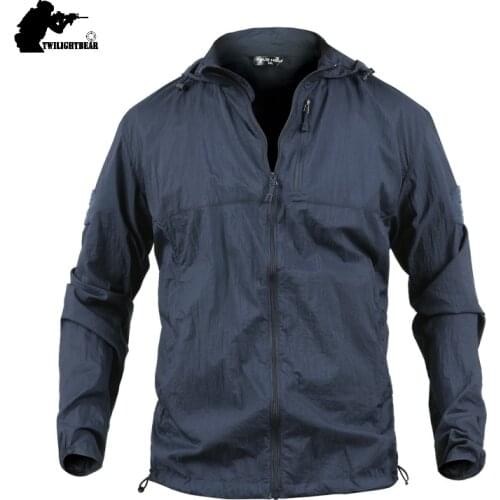 Brand Quick Drying Tactical Skin Jacket Coat Summer Camouflage Windbreaker Breathable Tactical Jacket Men Thin Outwear BFPLY23
