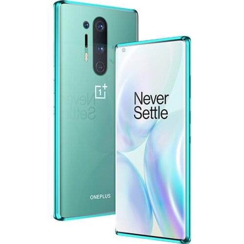 Magnetic Adsorption Case for Oneplus 8 Pro 8 360° Full Protection Double Sided Tempered Glass Metal Bumper for one plus 8 8 Pro