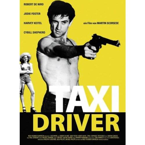 TAXI DRIVER Movie Art print Silk poster Home Wall Decor