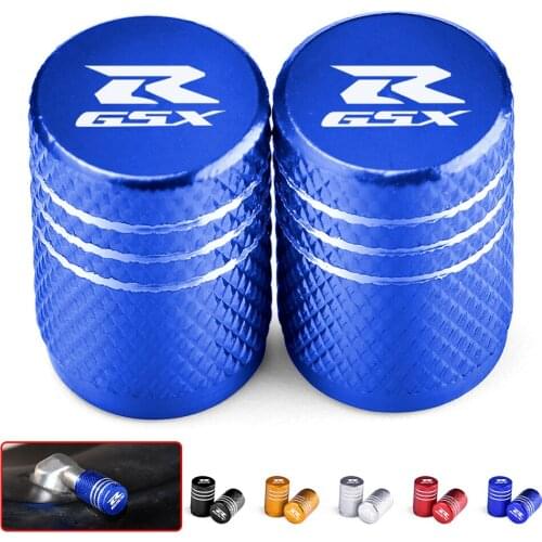 For Suzuki GSXR1100 GSXR1000 GSXR750 GSXR600 GSXR400 HAYABUSA GSXR1300 Motorcycle Wheel Tire Valve Caps Tyre Rim Stem Covers