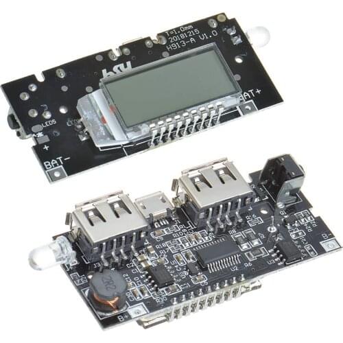 Dual USB 5V 2.1A 1A Mobile Power Bank 18650 Battery Charger Protection PCB Power Module Accessories for Phone DIY New LED LCD Mo