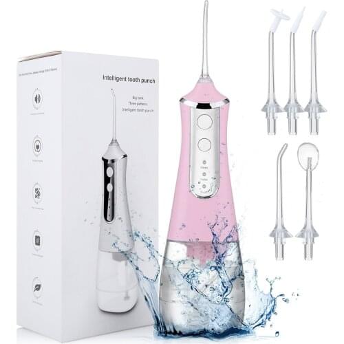 Portable Oral Irrigator Water Flosser Dental Water Jet 350ML Water Tank Waterproof Teeth Cleaner Oral Care