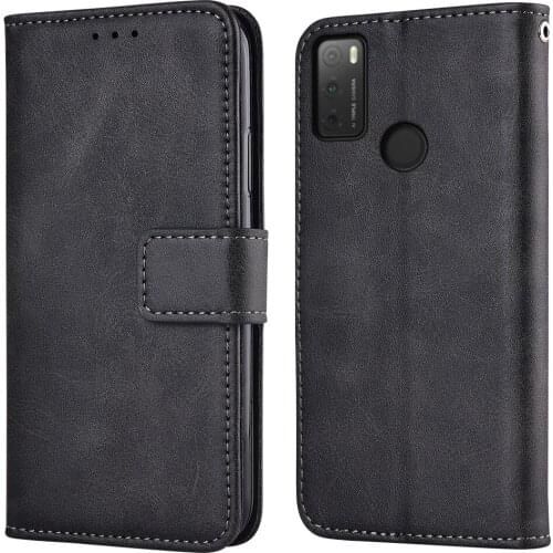 Wallet Leather Case for Alcatel 3L (2021) Phone Bag for Alcatel 3L Cover Book Case for Alcatel 3 L 2021 Coque