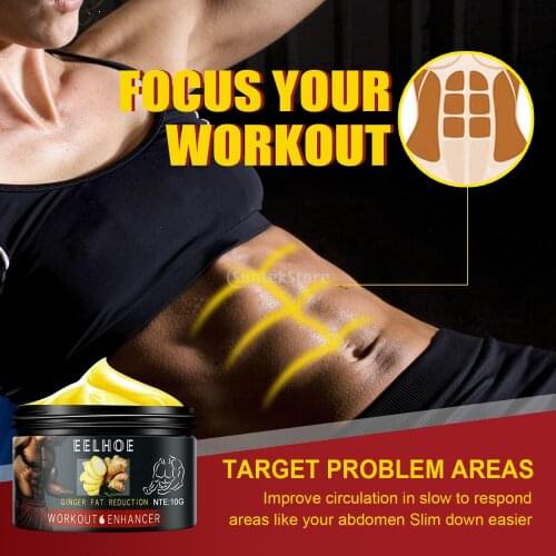 10g/30g/50g Ginger Fast Belly Fat Burner Cream Body Sweat fat loss slimming slimming body Slim Cream Fat Burning for Men Women