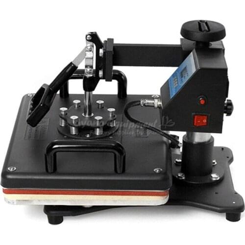 Shaking head thermal transfer DIY heat press machine for T - shirt hot stamping QUAFF