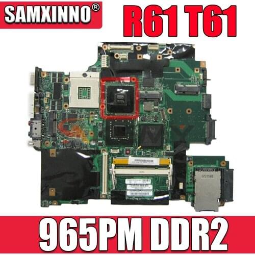 Akemy For Lenovo IBM thinkpad R61 T61 15.4" Laptop Motherboard 43Y9047 42W7791 42W7876 44C3928 42W7652 965PM DDR2 free cpu